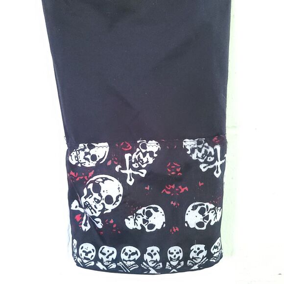 Crust Punk Perry Ellis Custom Pants Sz 36x29 Goth Metal Moto Rock Hiphop Grunge - Picture 10 of 16